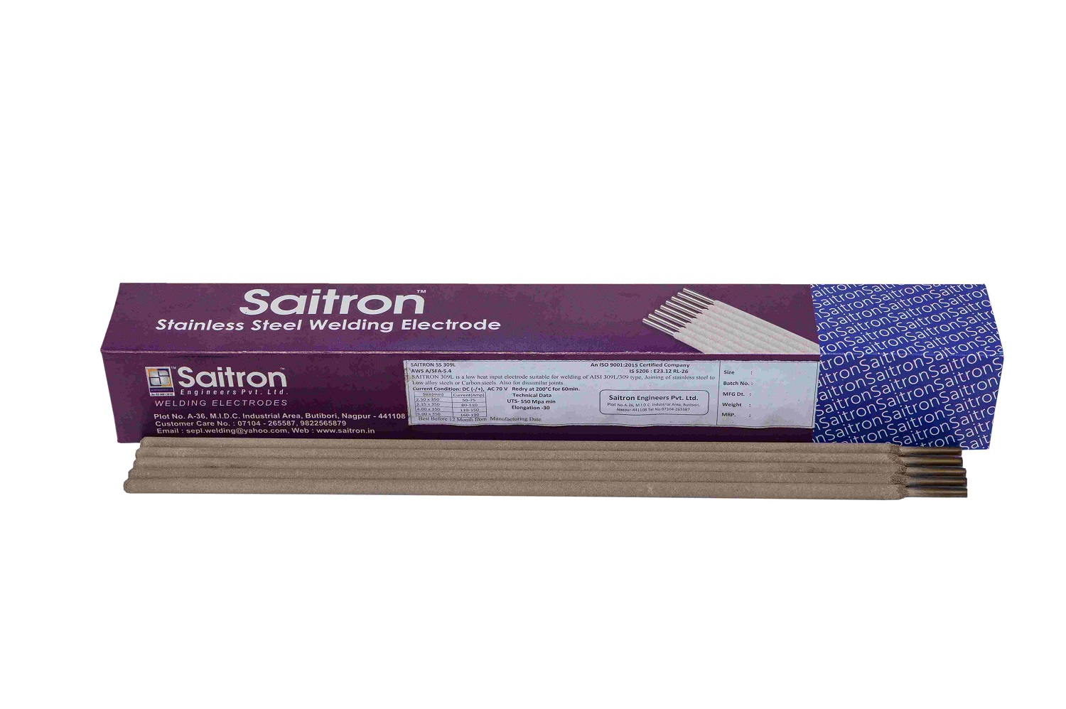 SAITRON SS 309L 2.5 mm E309L Welding Electrodes 20 kg_2
